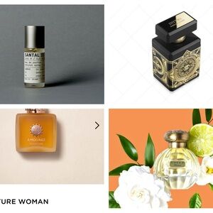Perfume Samples Le Labo Santal 33, Tocca Florence, Amouage Overture, Initio Oud